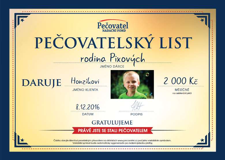 Pečovatelský list